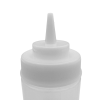 Squeeze Sauce Bottle Clear Squat 8oz