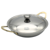 Stainless Steel Gratin Dish with Lid 6.5"