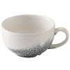 Churchill Raku Quartz Black Cappuccino Cup 8oz (Pack 12)