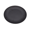 Melamine Hammered Black Dinner Plate 26cm