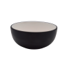 Melamine Black White Serving Bowl 16.5cm