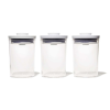 OXO Good Grips Set of 3 Pop Round Mini Canister Set