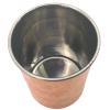 Copper Hammered Double Wall Straight  Tumbler