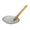 Oriental Wide Mesh Skimmer Spider with Bamboo Handle 8"