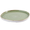 Churchill Stonecast Sage Green Organic Walled Plate 8.25" (Pack 6)