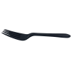 Black Heavy Duty Plastic Reusable Forks (Pack 100)