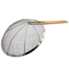 Oriental Wide Mesh Skimmer Spider with Bamboo Handle 11"