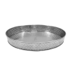 Brickhouse Round Platter, Stainless Steel 20.5 dia x 4cm