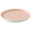 Churchill Stonecast Canvas Coral Walled Plate 8.25" (Pack 6)