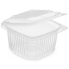 375ml Clear Microwaveable Hinged Container (Pack 50)