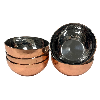 Round Copper Hammered Ramekin 9cm