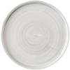 Churchill Stonecast Canvas Grey Walled Plate 8.25" (Pack 6)