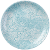 Churchill Med Tiles Aquamarine Evolve Coupe Plate 6.5" (Pack 12)