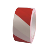 Hazzard Warning Tape Red / White 33mm x 50 metre