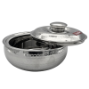 Stainless Steel Hammered Sapphire Hot Pot / Casserole 2100ml