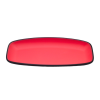 Melamine Black Pink Oval Serving Platter 24 x 12cm