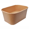 Rectangular Kraft Bowl 1000ml (Pack 50)