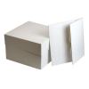 12" Select White Cake Boxes 12" x 12" x 6" (Pack 10)