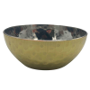 Round Brass Plated Hammered Ramekin 8cm