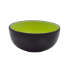 Melamine Black Green Bowl 12.7cm