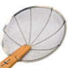 Oriental Wide Mesh Skimmer Spider with Bamboo Handle 11"