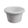 Melamine Smooth Round Ramekin White 2oz