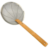 Oriental Fine Mesh Skimmer Spider with Bamboo Handle 10"