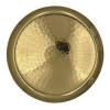 Brass Plated Hammered Round Plate / Platter 7.5" / 19.5cm