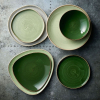 Churchill Stonecast Sorrel Green Lotus Plate 9" (Pack 12)