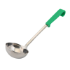 Genware Plastic Handle Soup Ladle Green