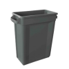 Grey Two Handled Slim Recycling Bin 61.5 x 28.2 x 63.0 cm 65 Litres