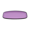 Melamine Black Purple Oval Serving Platter 24 x 12cm