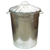 Galvanised Metal Dustbin 90 Litre