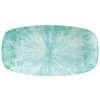 Churchill Stone Aquamarine Chefs Oblong Plate 13.88x7.38" (Pack 6)