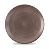 Churchill Stonecast Raw Brown Evolve Coupe Plate 6.5" 