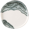 Churchill Tide Black Organic Walled Plate 8.25"