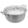 Aluminium Cooking Pot Casserole and Lid 30cm, 13 Litres