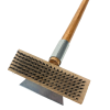 Heavy Duty Wire Grill Brush Wide with Scraper 29"