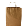 Pure Kraft Carrier Bags Medium Twisted Handle (Pack 250)