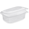 800ml Clear Microwaveable Hinged Container (Pack 50)