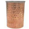 Copper Hammered Double Wall Straight  Tumbler