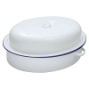 Falcon White Enamel Oval Roaster 30cm