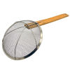 Oriental Wide Mesh Skimmer Spider with Bamboo Handle 8"