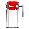 Kosem Glass Jug with Red Lid 1.25 Litre