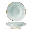 Churchil Stonecast Duck Egg Blue Wide Rim Bowl Large 10.90"