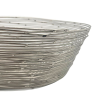 Stainless Steel Oval Wire Basket 23cm