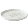 Churchill Studio Prints Kintsugi Agate Grey Walled Plate 8.67" (Pack 6)