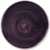 Churchill Stonecast Patina Deep Purple Walled Plate 10.25" (Pack 6)