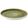 Churchill Stonecast Plume Green Walled Plate 10.25" (Pack 6)