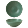 Churchill Andorra Green Contour Shallow Bowl 9oz (Pack 12)